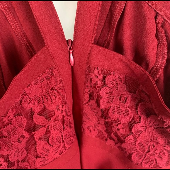 Lulu’s All My Daydreams Skater Lace V-Neck Dress - Picture 8 of 11